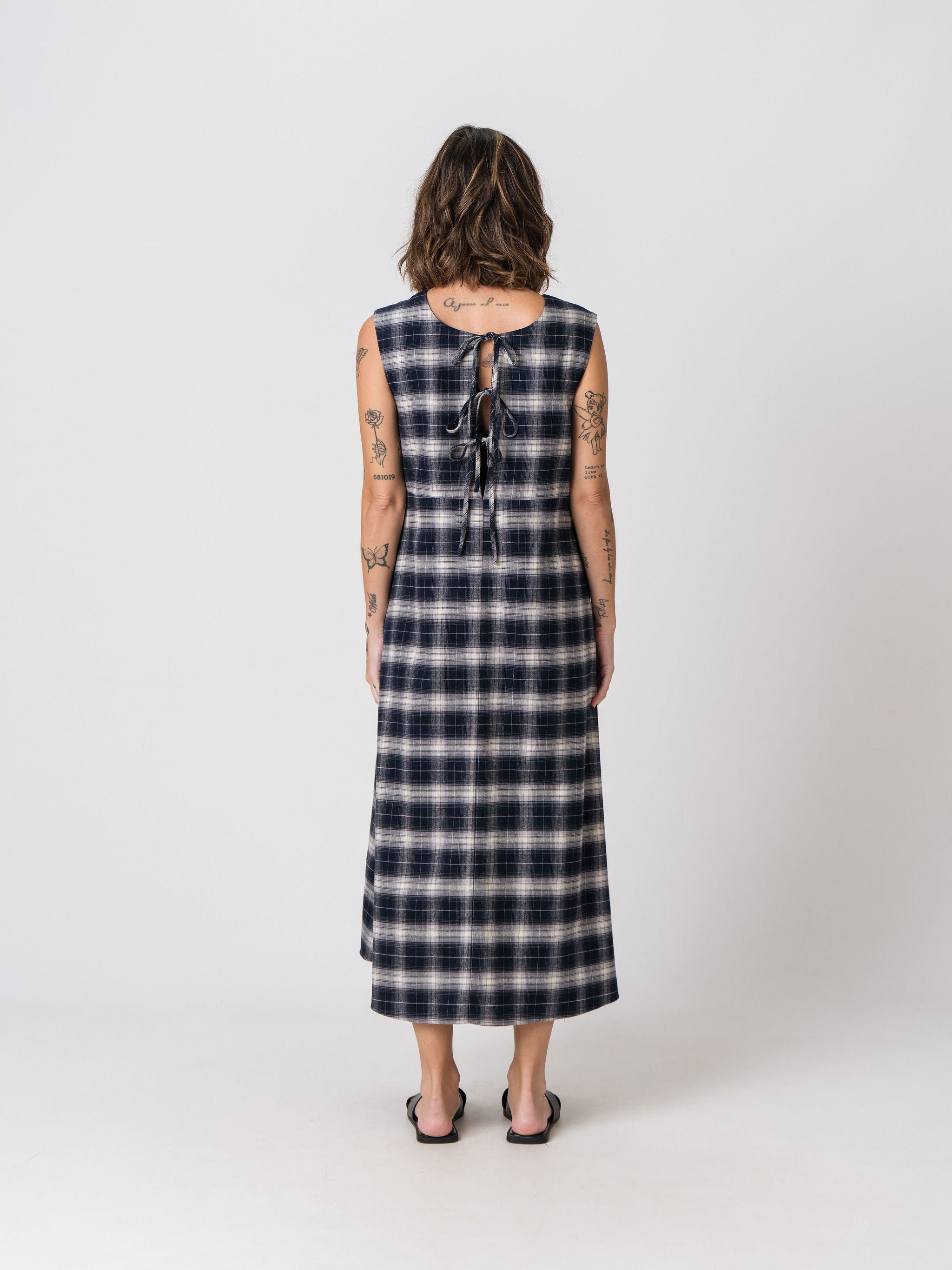 Bridget Reversible Flannel Dress